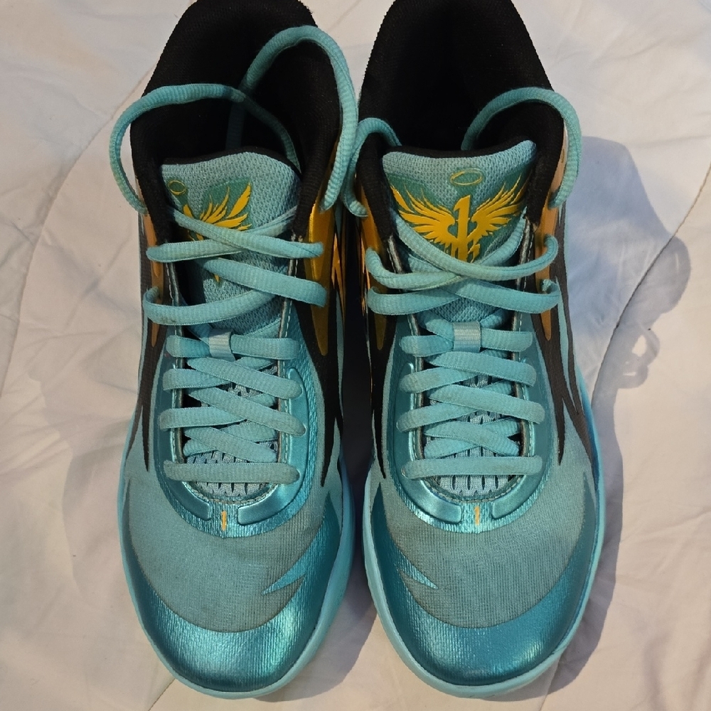 Teal and Black Athletic Sneakers